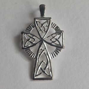Silver Celtic Cross Pendant